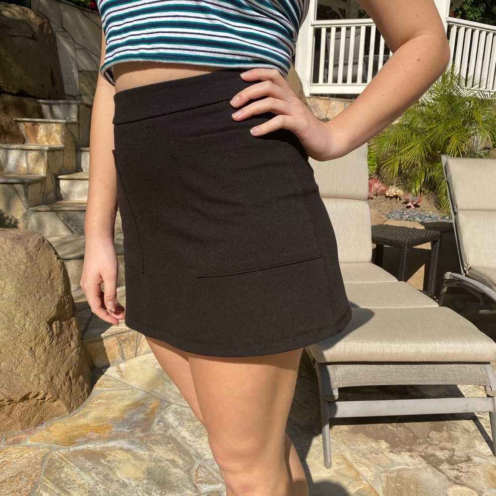 Black UO Miniskirt with Pockets